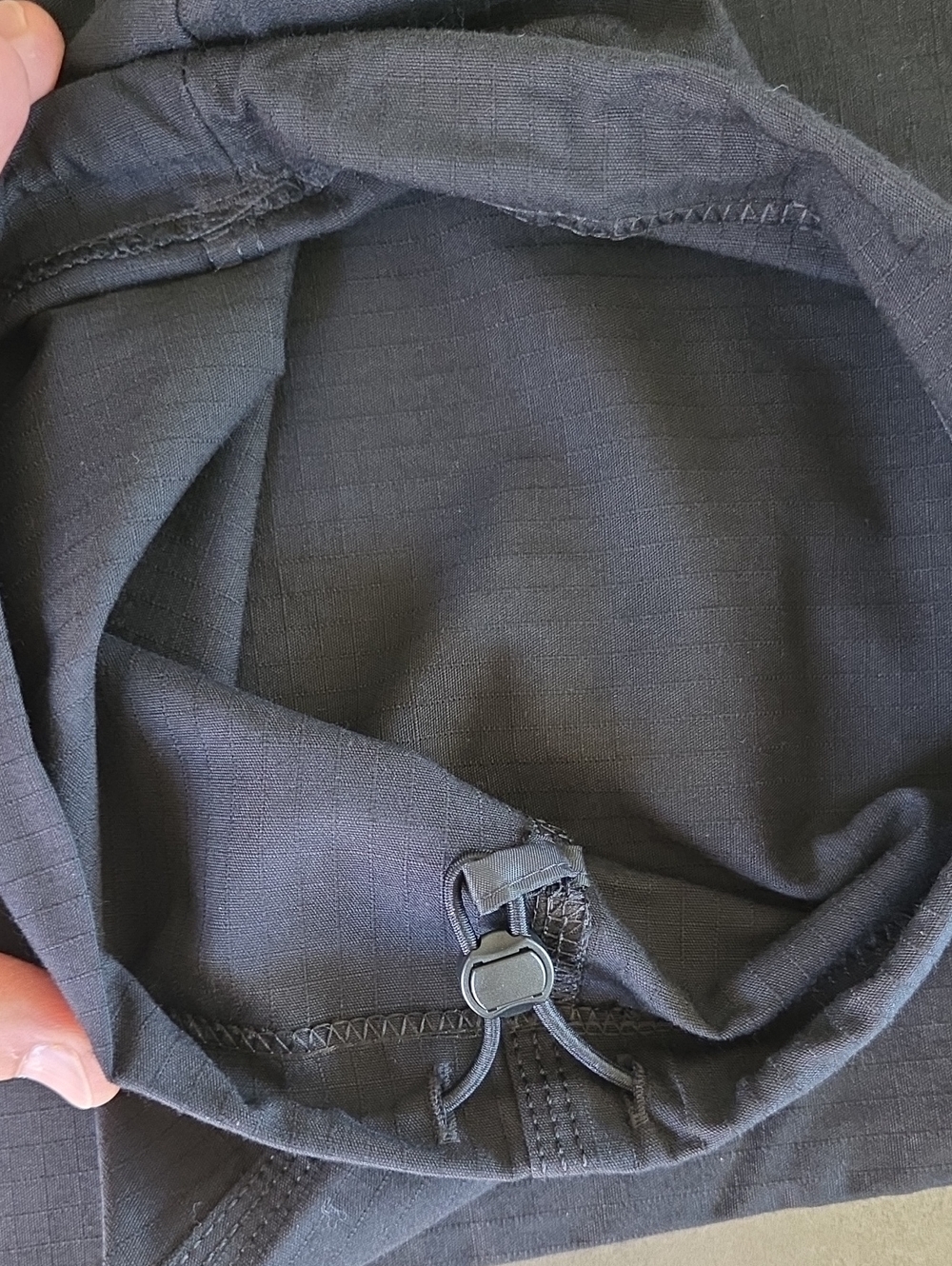 adidas Black Cargo Pants with Side Pockets - Picture 9 of 10